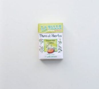 La Valle Throat Herbs Sugar Free Candies 30G