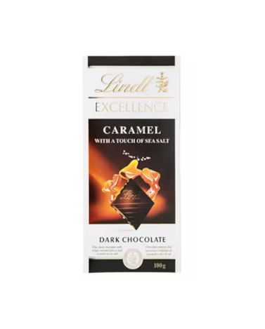 Lindt Excellence Caramel Dark Chocolate Bar 100G