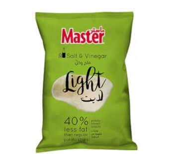 Master Light Salt & Vinegar Chips 25G