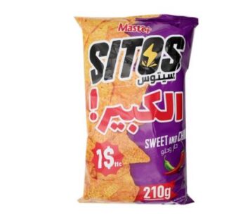 Master Sitos Sweet & Chili Tortilla Chips 210G