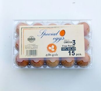 Special Eggs Rich In Omega 3 – 15 Pieces