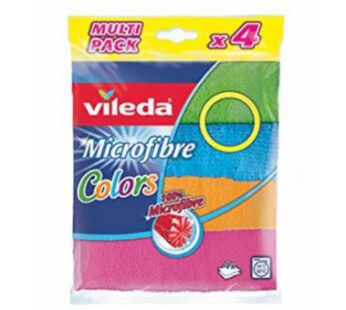 Vileda Microfiber Roll Colors 4 Pieces