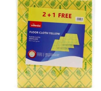 Vileda Easy Clean Floor Cloth Yellow 2+1 Free