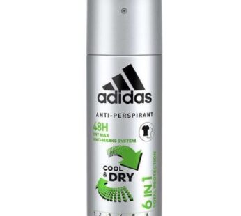 Adidas Cool & Dry 6 in 1 Total Protection Deodorant 150ML