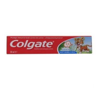 Colgate Bubble Fruit Toothpaste For kids 2 -5 Years 50ML