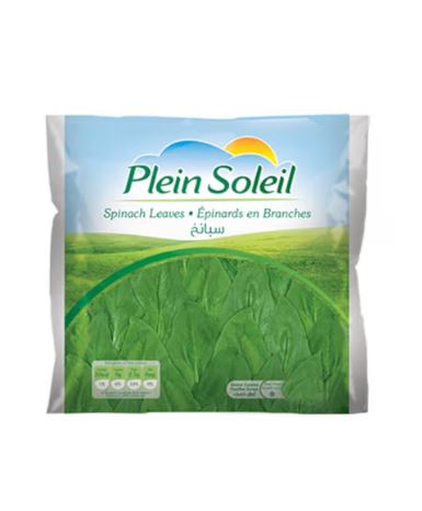 Plein Soleil Frozen Spinach 400G