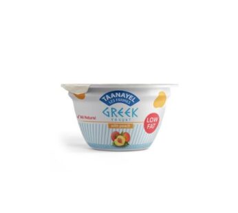 Taanayel Les Fermes Greek Yogurt Peach Low Fat 150G