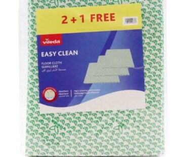 Vileda Floor Cloth Easy Clean Green 2+1 Free