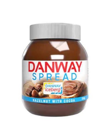 Danway Iceberg Chocolate Hazelnut Spread Jar 350G