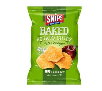 Snips Baked Potato Chips Salt & Vinegar 30G