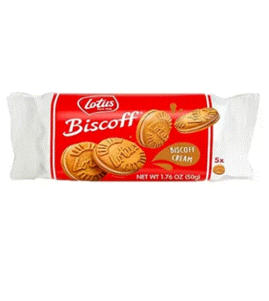 Lotus Biscoff Milk Chocolate Biscuits 50G
