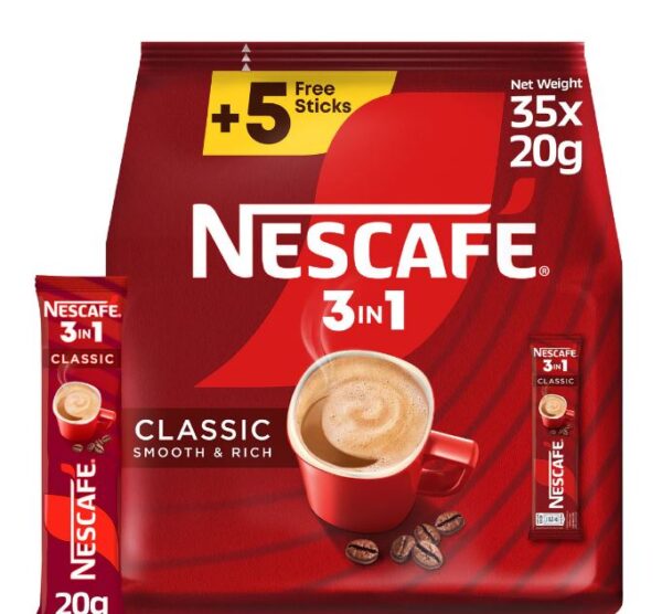 Nestle Nescafe Classic 3 In 1 Instant Coffee Bag - 35 Sachets