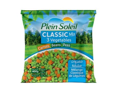 Plein Soleil Frozen Classic Mix 3 Vegetables 400G