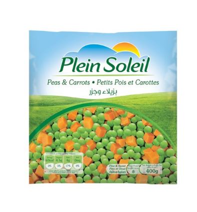 Plein Soleil Frozen Fine Peas & Carrots 400G