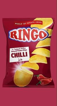 Ringo Chilli Natural Chips 34G