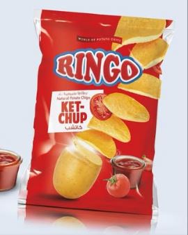 Ringo Ketchup Natural Chips 34G