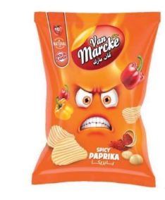 Van Marcke Spicy Paprika Chips 60G