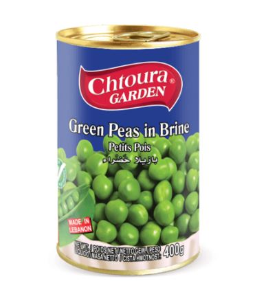 Chtoura Garden Green Peas 400G