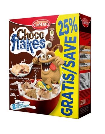 Cuetara Choco Flakes Cereal 350G