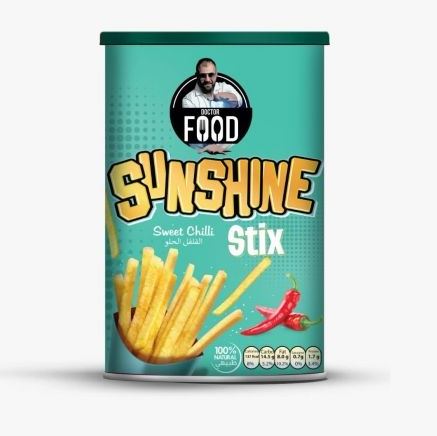 Dr.Food Sunshine Stix Sweet Chilli Chips 45G