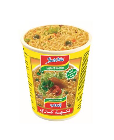 Indomie Curry Noodles Flavor Cup 60G