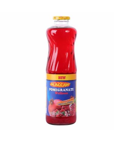 Maccaw Pomegranate Juice Glass Bottle 1L