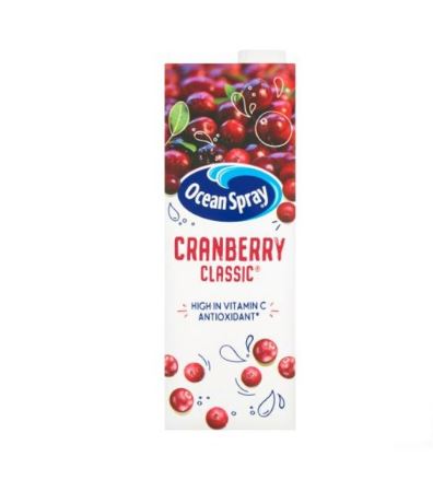 Ocean Spray Classic Cranberry Juice Box 1L