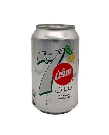 Seven Up Diet Soft Drink Can 330ML