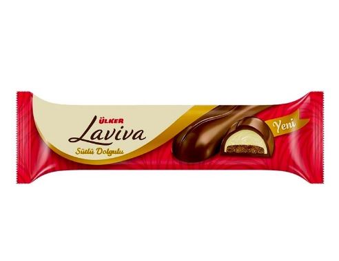 Ulker Laviva Milky Cream Chocolate Bar 35G