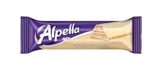 Alpella 3D White Chocolate Coated Wafer 28G