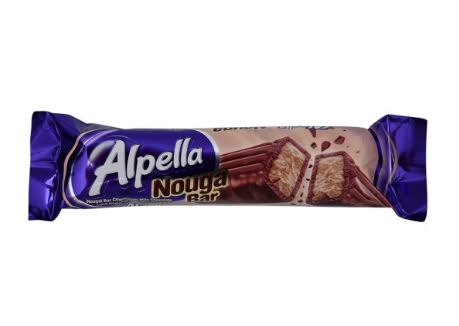 Alpella Nouga Milk Chocolate Bar 36G