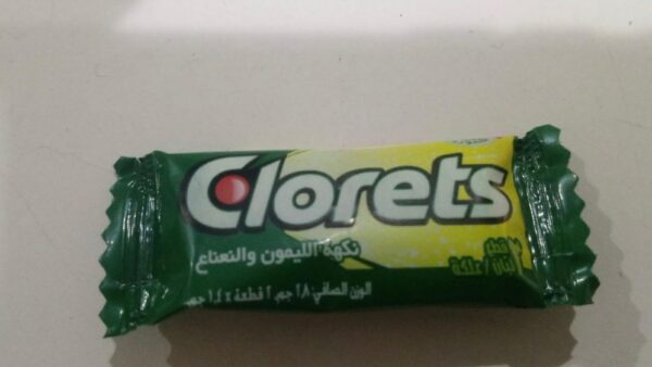 Clorets lemon Mint Flavor Chewing Gum 2 Pieces