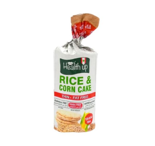 Health Up Thin Fat Free Rice & Corn Cake 105G