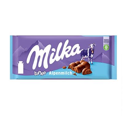 Milka Luflee Alpenmilch Chocolate Bar 100G