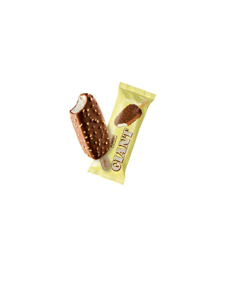 Cortina Giant Vanilla Ice Cream Stick With Milk Chocolate & Almonds 100ML