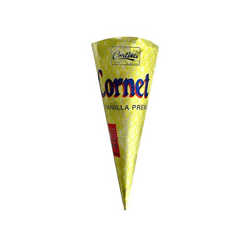 Cortina Cornet Vanilla Ice Cream Cone 90ML