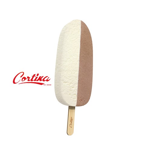 Cortina Diet Vanilla Ice Cream Stick With Cocoa 75ML