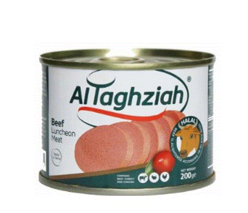 Al Taghziah Beef Luncheon Meat Can 200G