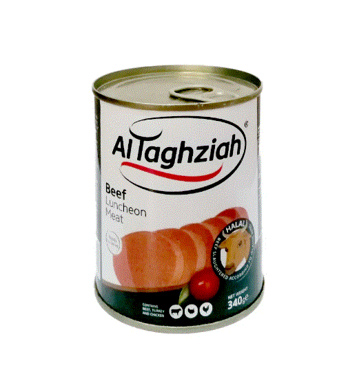 Al Taghziah Beef Luncheon Meat Can 340G