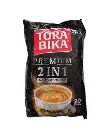 Torabika Coffee Mix Premium 2 In 1 Zero Added Sugar Bag – 20 Sachets