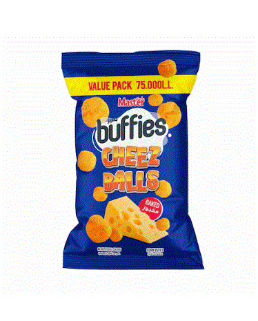 Master Buffies Cheese Balls Chips 140G