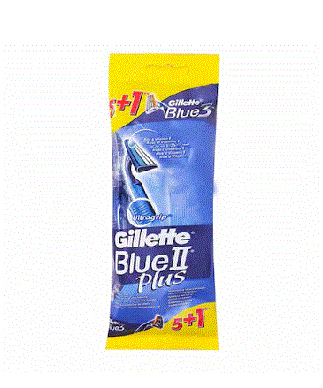 Gillette Blue II Men’s Disposable Shaving Razor 6 Pieces