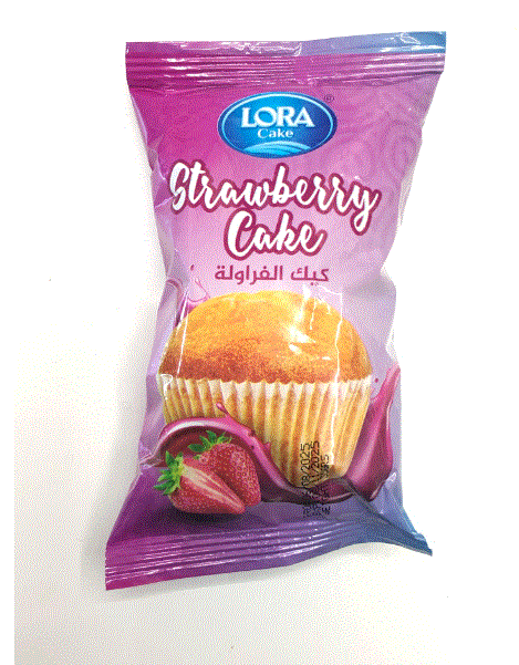 Lora Strawberry Cake 35G