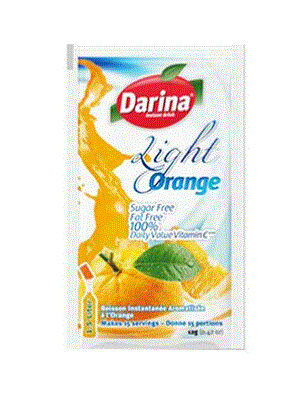 Darina Orange Instant Drink Sachet Zero Sugar 12G