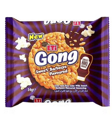 ETI Gong Sweet BBQ 34G