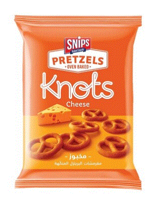 Snips Pretzels Knots Cheese 30G