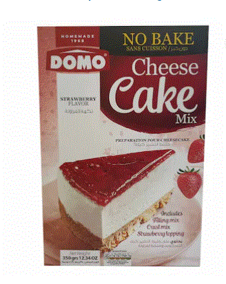 Domo Strawberry Cheesecake Mix 350G