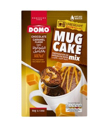 Domo Chocolate Caramel Mug Cake Mix 60G