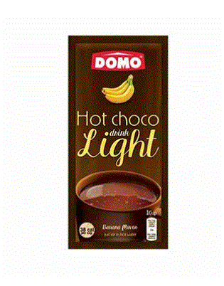 Domo Light Banana Hot Chocolate Sachet 10G