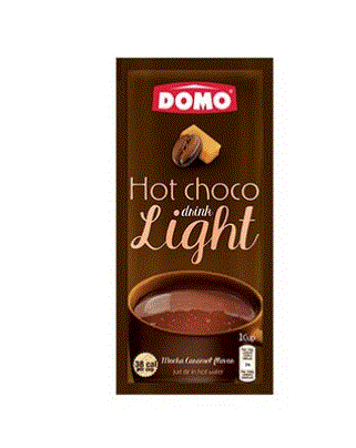 Domo Light Mocha Caramel Hot Chocolate Sachet 10G